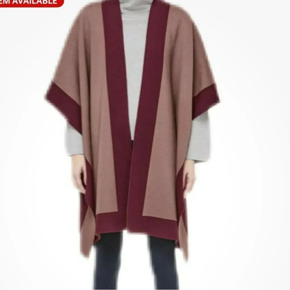 Lululemon Bundle Up Wrap shawl Merino wool in Spanish Oak Savanna